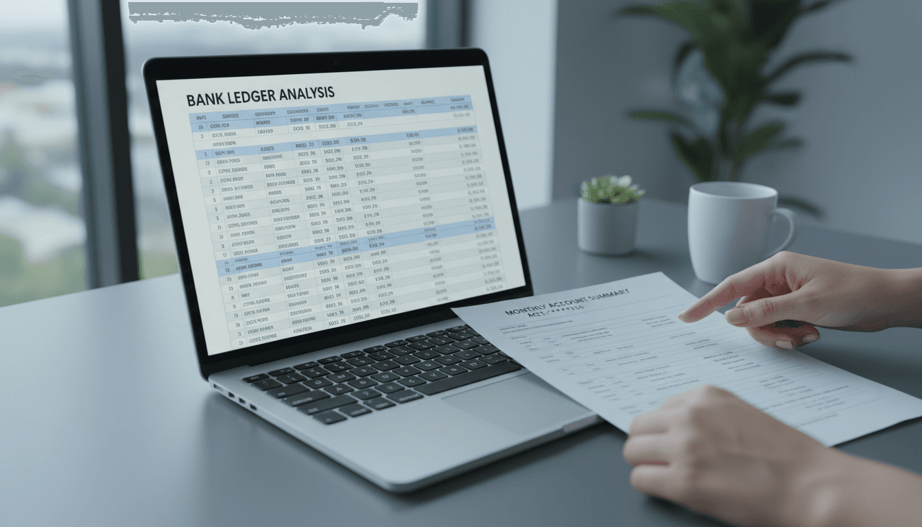 Bank statement reconciliation